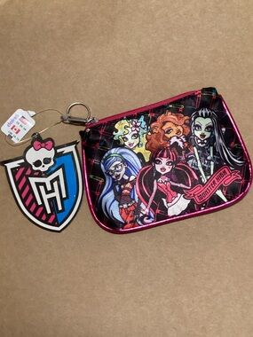 2013 MONSTER HIGH CLAIRE’S SATIN COIN PURSE *NEW OLD STOCK WITH TAGS*